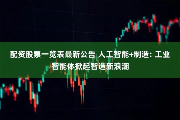 配资股票一览表最新公告 人工智能+制造: 工业智能体掀起智造新浪潮