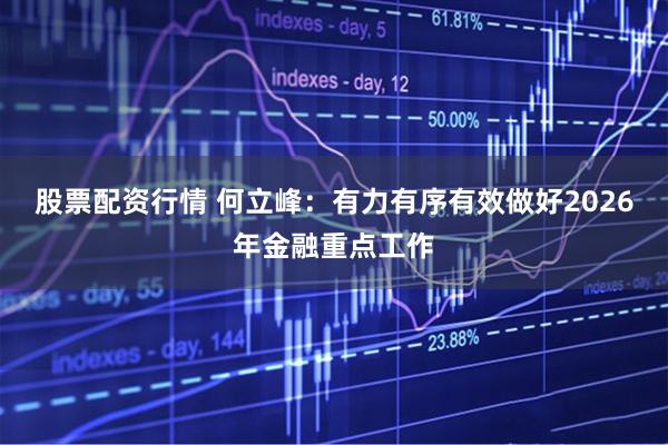 股票配资行情 何立峰：有力有序有效做好2026年金融重点工作