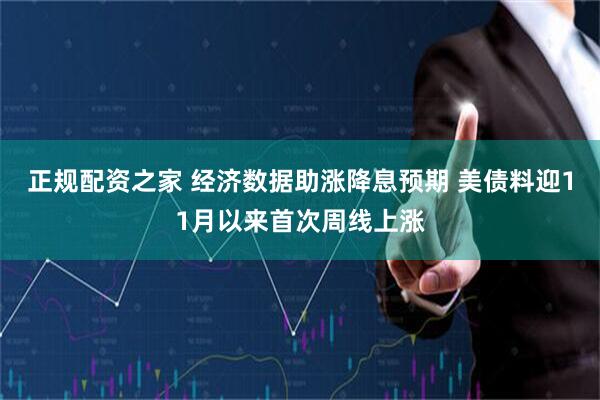 正规配资之家 经济数据助涨降息预期 美债料迎11月以来首次周线上涨