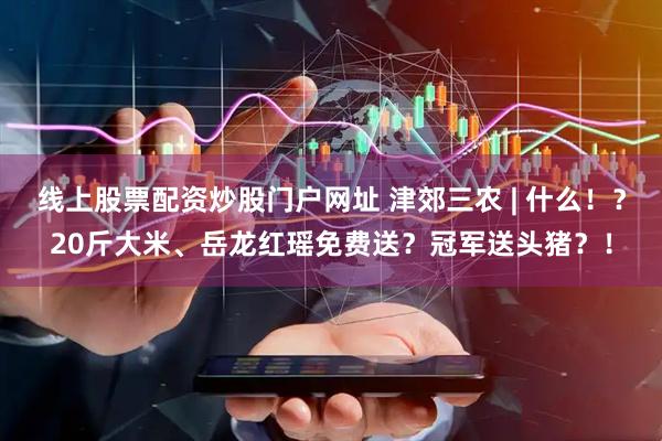 线上股票配资炒股门户网址 津郊三农 | 什么！？20斤大米、岳龙红瑶免费送？冠军送头猪？！